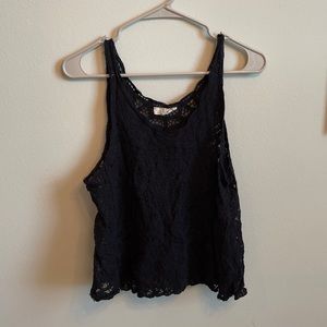 Woman’s Crop Tank M Black